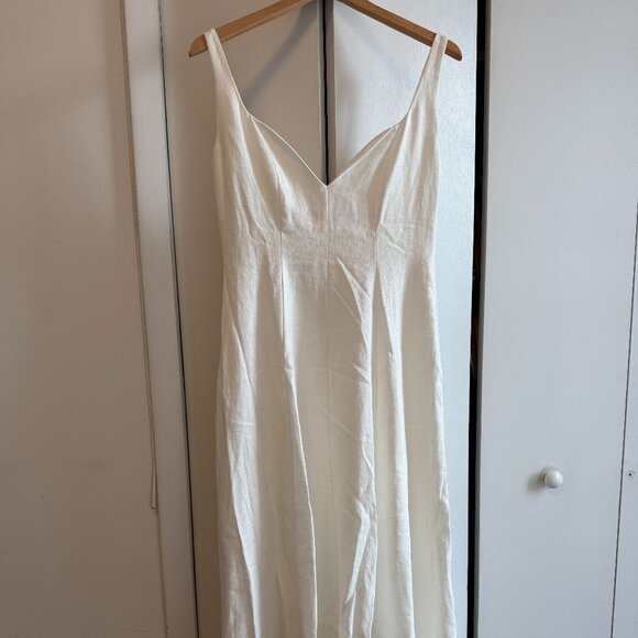 Mara Hoffman White Linen Perdita Dress - Picture 9 of 12